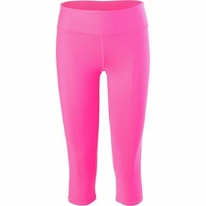 Alo Yoga Airbrush Capri HOT PINK GLOSSY Athletic